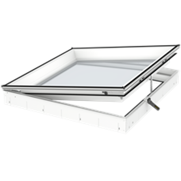 VELUX® CVU 150120 0320QA elektrisch te openen opstand, zonne-energie met 2-laags beglazing