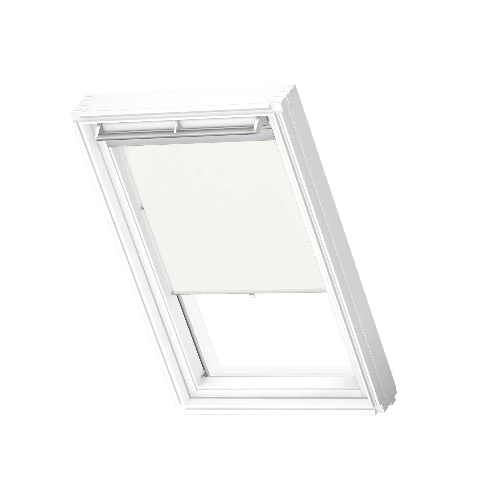 VELUX® RHL lichtdoorlatend rolgordijn handbediend met haakjes kleur wit (1028)