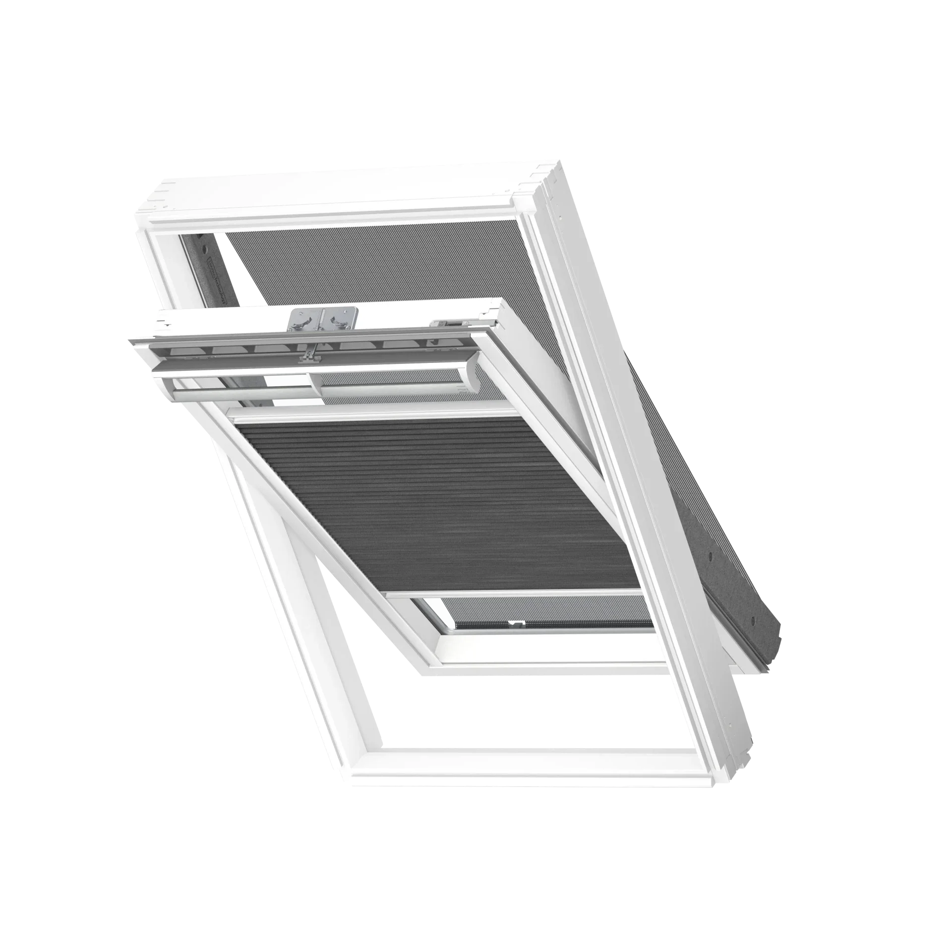 VELUX® FOP voordeelset verduisterend plissé/zonwering COMBI kleur zwart (1047)