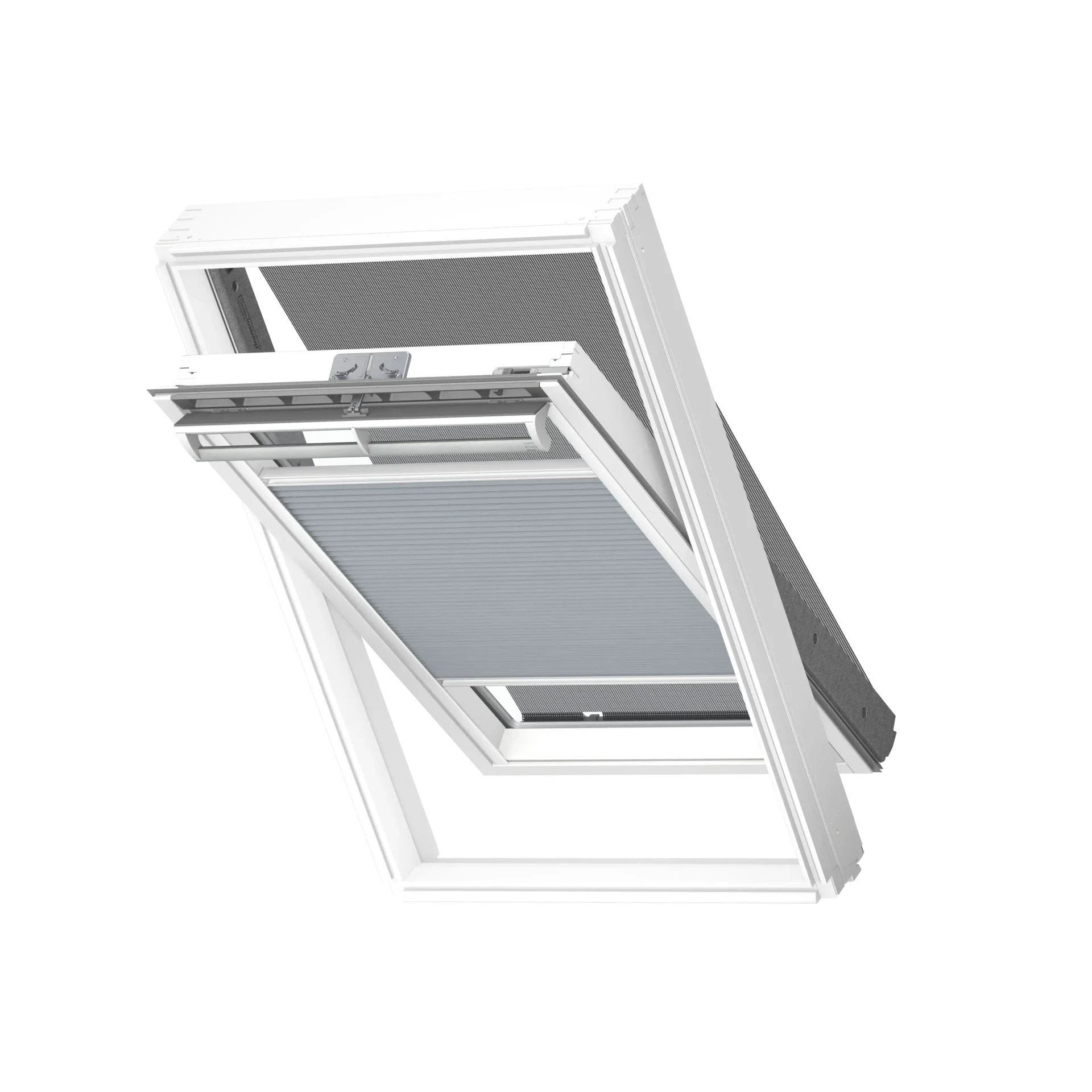 VELUX® FOP voordeelset verduisterend plissé/zonwering COMBI kleur grijs (1163)