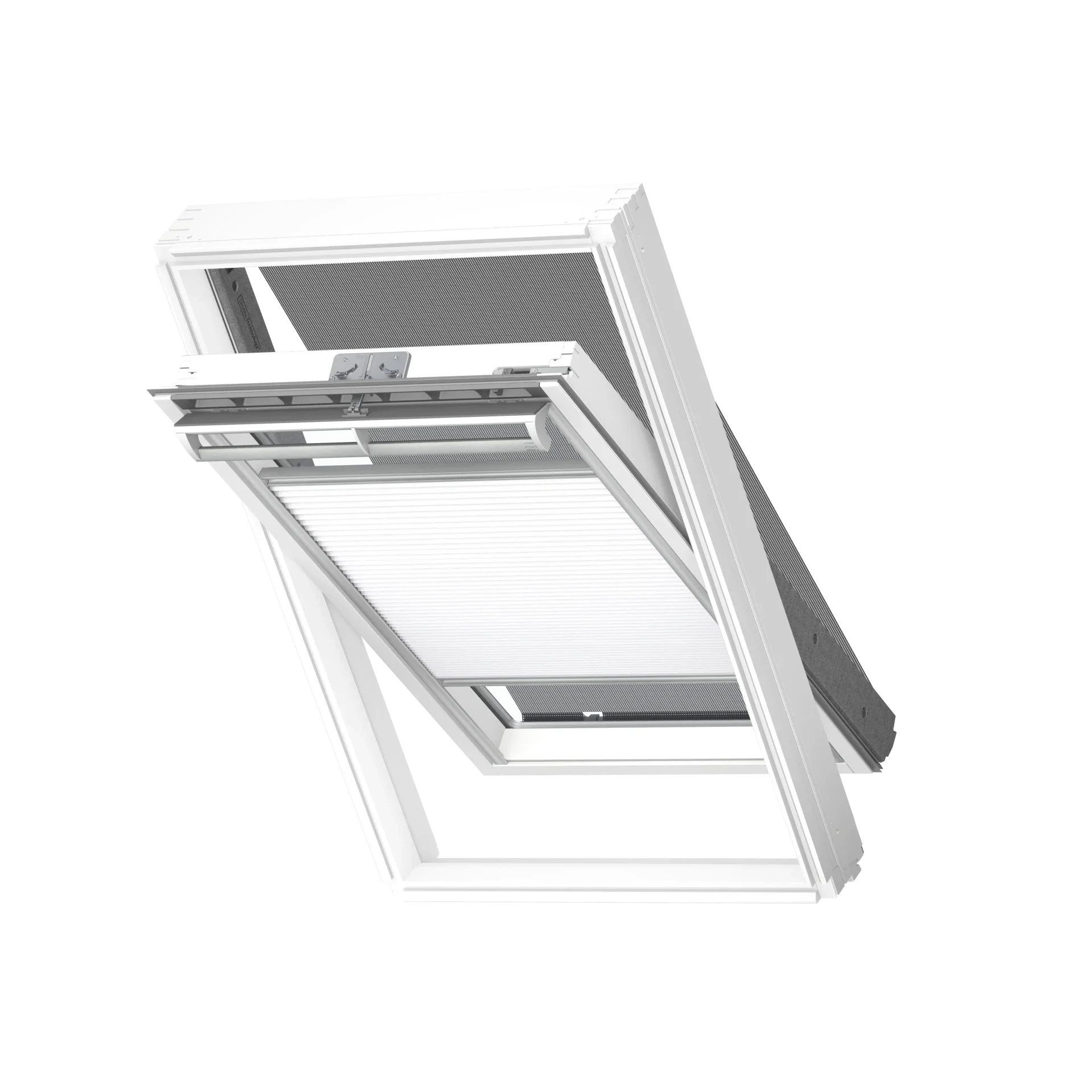 VELUX® FOP voordeelset verduisterend plissé/zonwering COMBI kleur wit (1045)