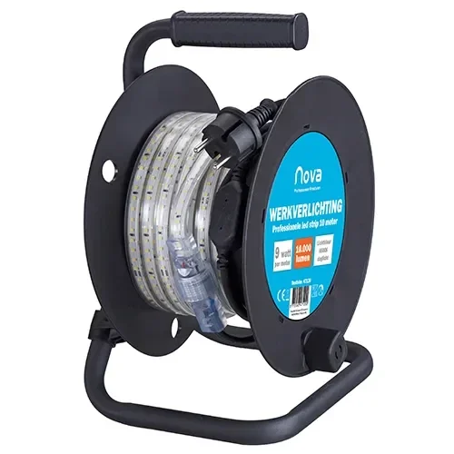 Werklamp LED-strip 10 meter haspel - 10.000lumen 6000K