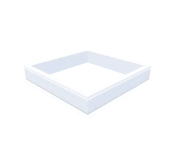 Skylux rechte PVC-Opstand