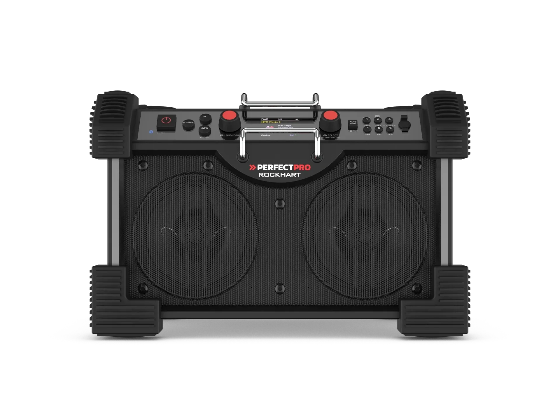 PerfectPro ROCKHART RH4 Bouwradio - De grootste en luidste bouwradio