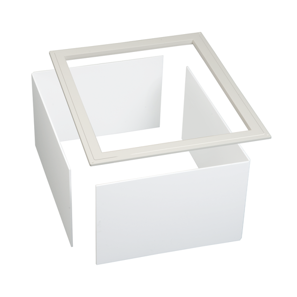 Ubbink Purilan Euro Afwerkrand Plano 400mm wit