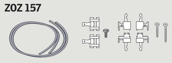VELUX® ZOZ 157SWL Kit set voor muggengaas - White line