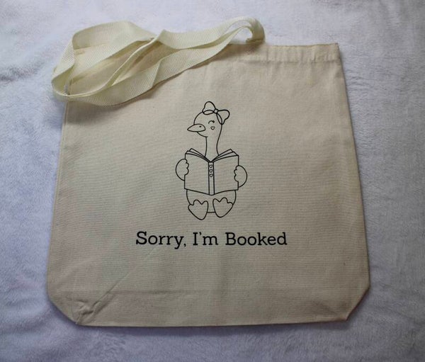 "I'm Booked" Canvas Bag