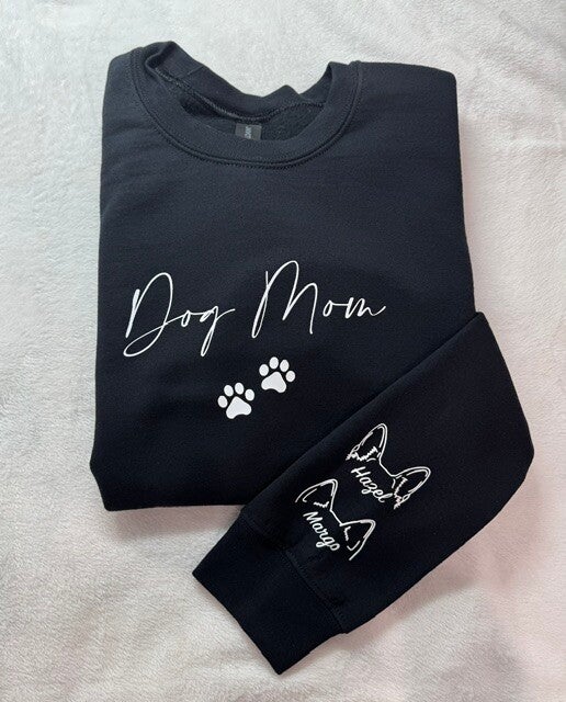 Vinyl "Dog Mom" Sweater