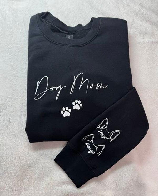 Vinyl "Dog Mom" Sweater
