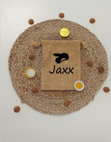 Jute zakje | Pietenmuts naam
