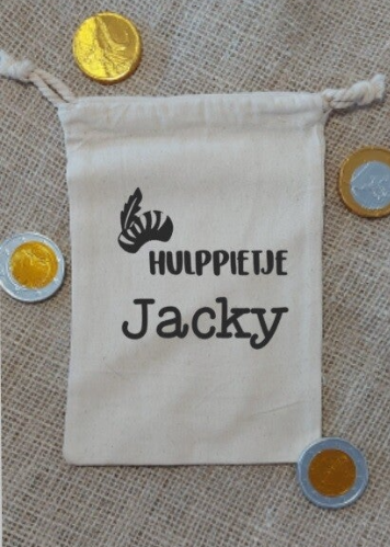 Katoenen zakje | Hulppietje naam