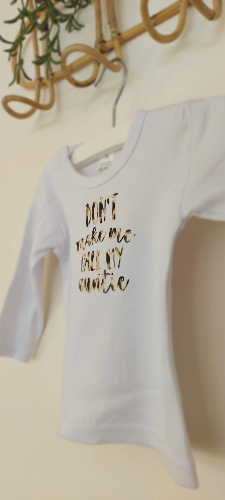 Shirt | Don't make me call my auntie | Maat 74