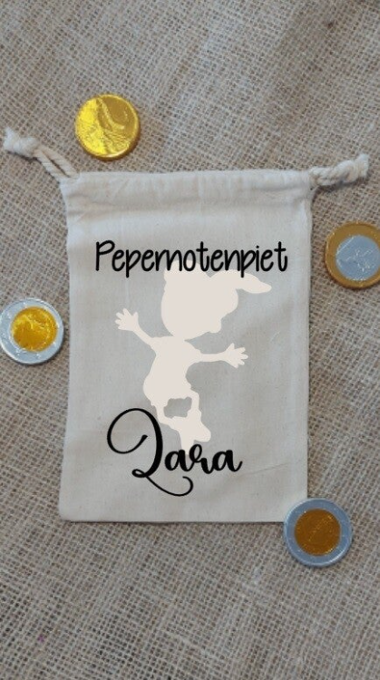 Katoenen zakje | Pepernotenpiet naam