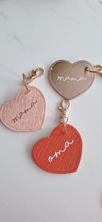 Hartjes sleutelhanger | Naam