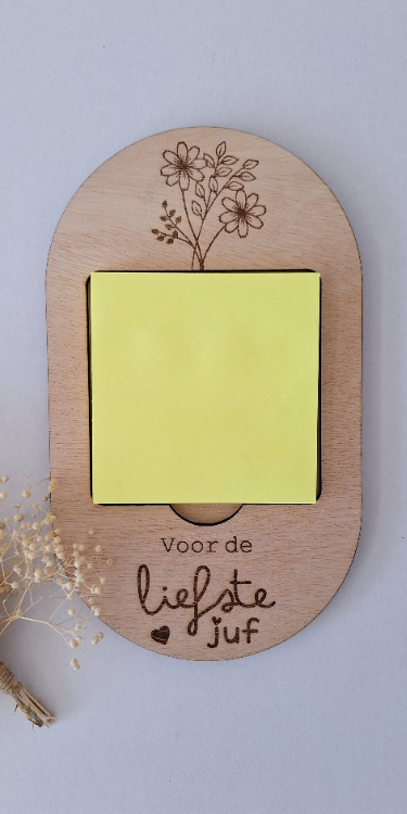 Post it houder | Boeket bloemen