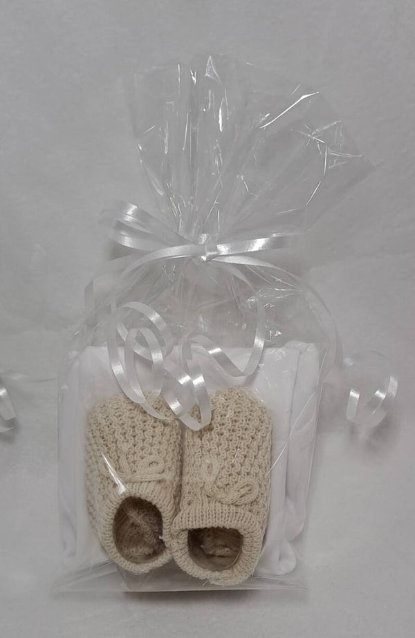 Cadeaupakketje romper met slofjes