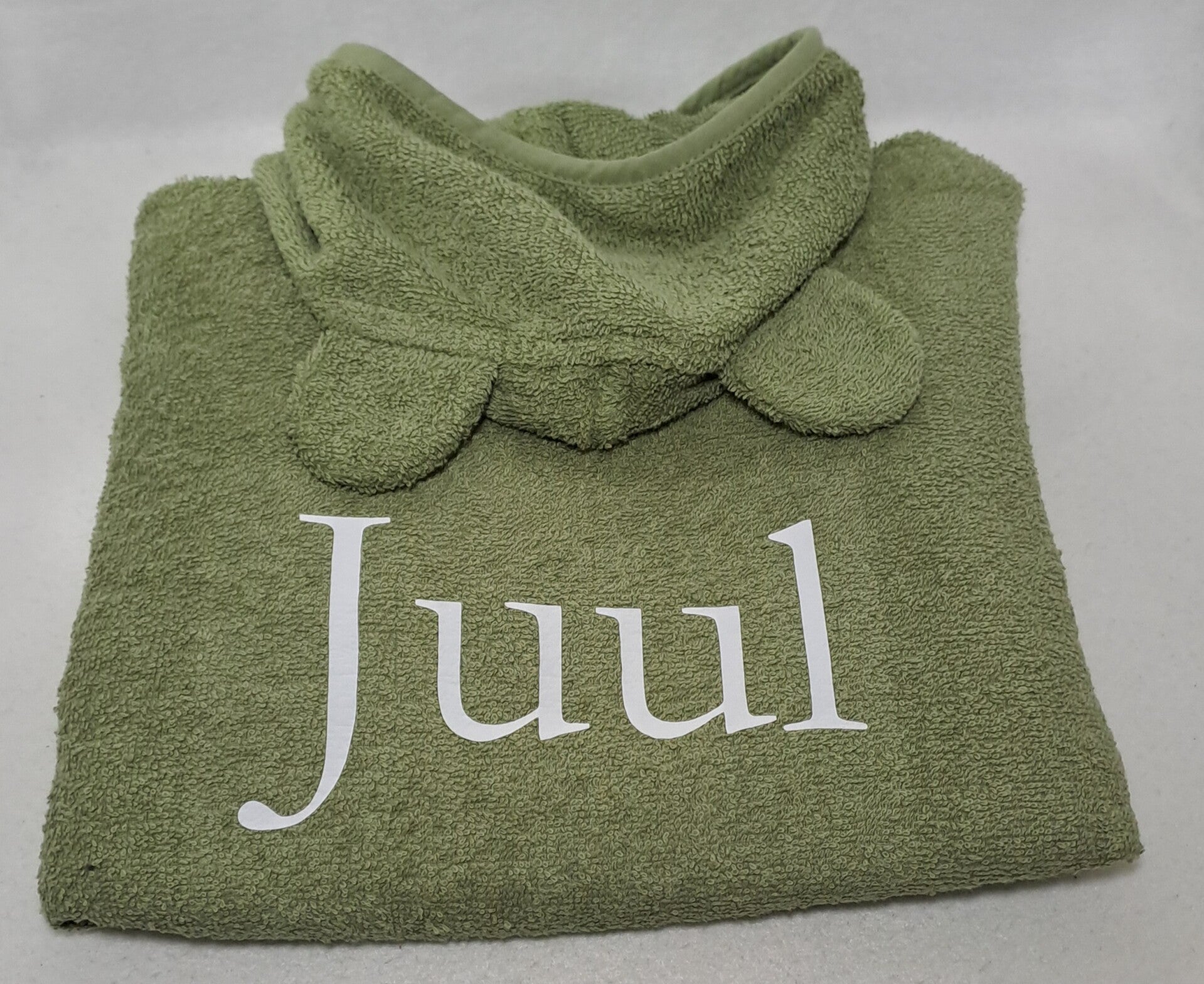 Baby poncho met naam