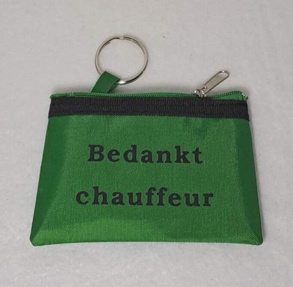 Sleuteletui bedankt chauffeur
