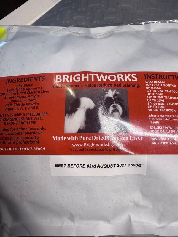 Brightworks Pulver 500 g, Chicken Liver