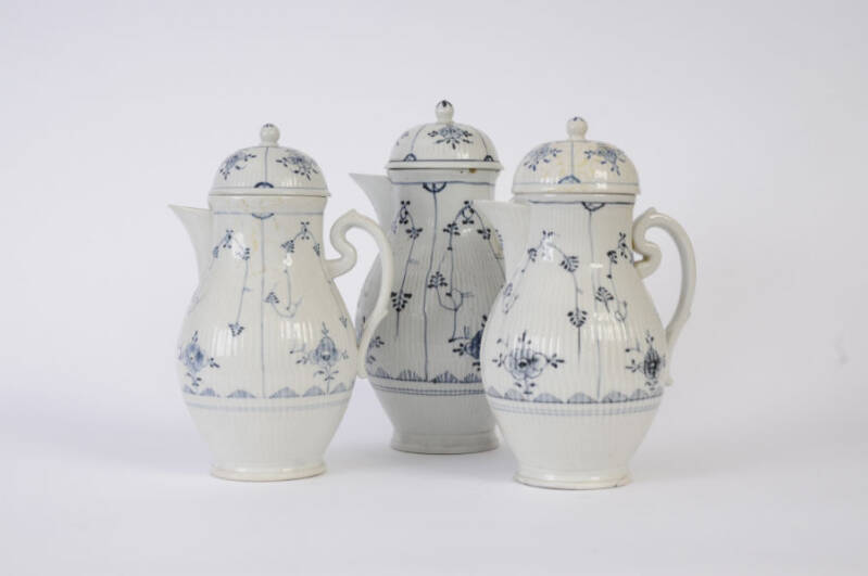antiek serviesgoed, koffie- en theeservies, koffiekannen , Wallendorf, Thueringen