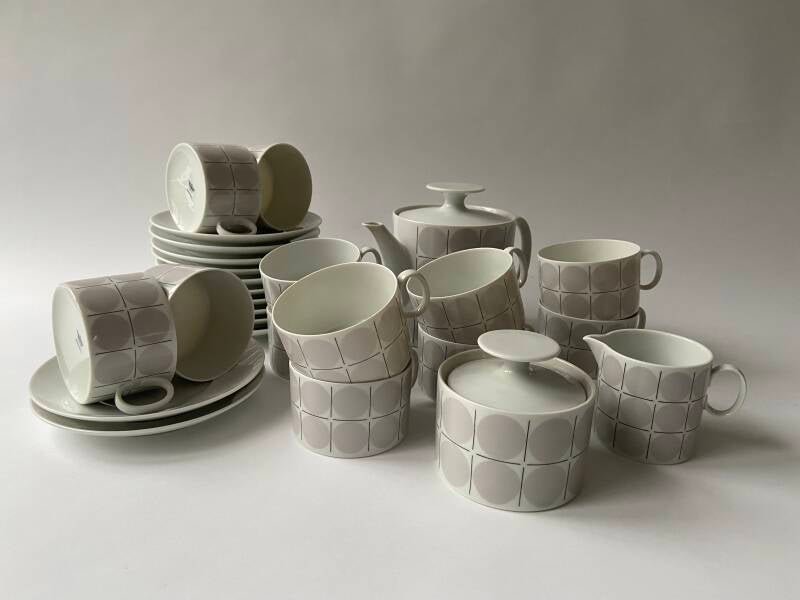 vintage, vintage serviezen, jaren 70, kunst en antiek