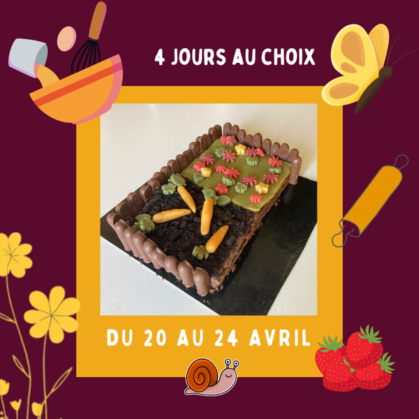 Stage pâtisserie Avril - 4 jours