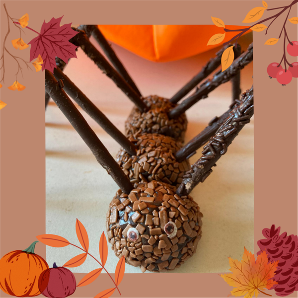 Atelier stage pâtisserie - Les vacances gourmandes d'automne : les araignées brigadeiros