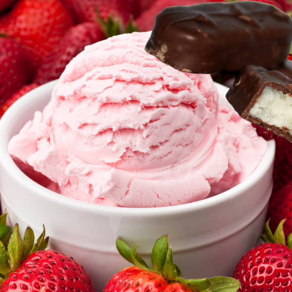Récré enfant à la carte - Glace et "bounty" à la fraise