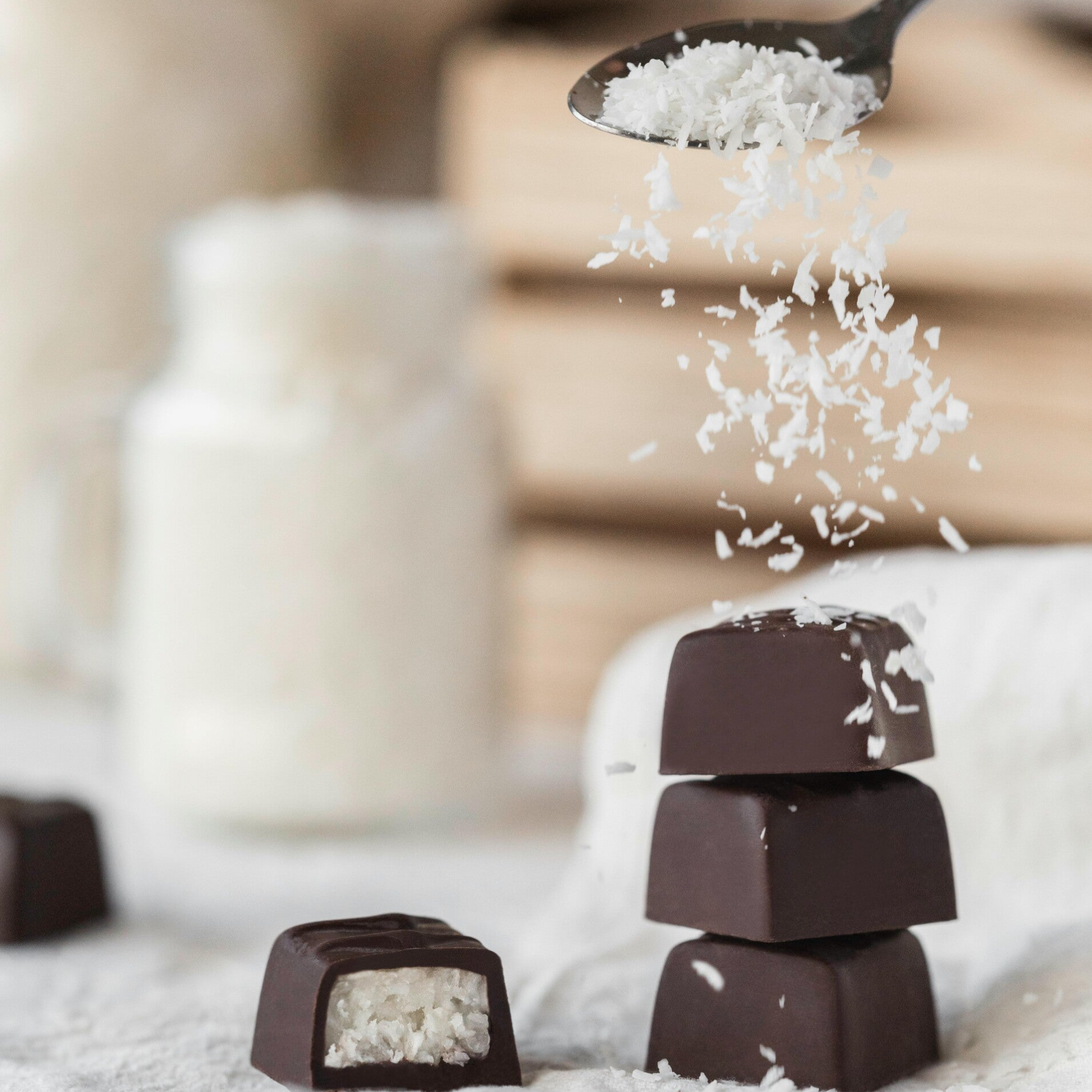 Récré enfant à la carte - Barres "Bounty" maison