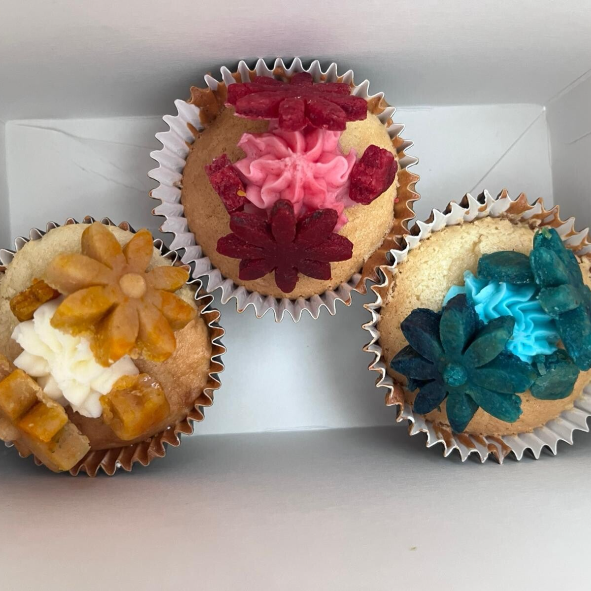 Récré enfant à la carte - Les goûters du printemps : cupcakes fleuris