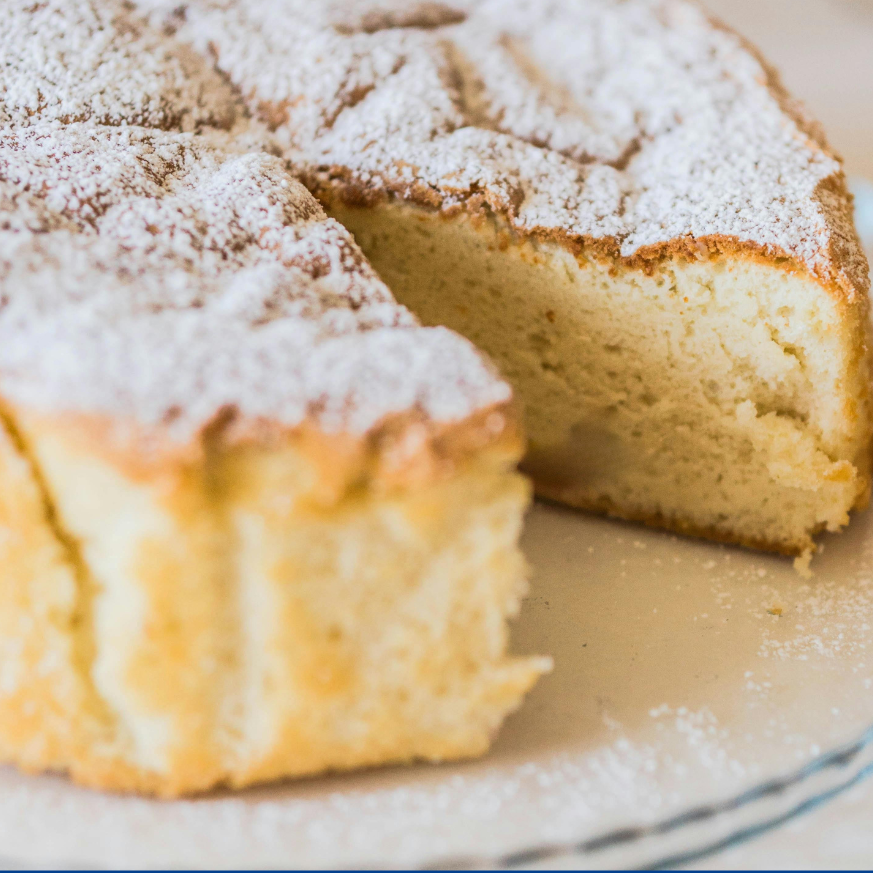 Récré enfant à la carte - Les goûters d'hiver : Le fluffy cake ou gâteau nuage au citron