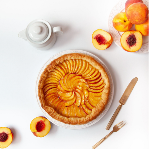 Après-midi "Dernière bouchée de l'été ": Tarte fine aux pêches