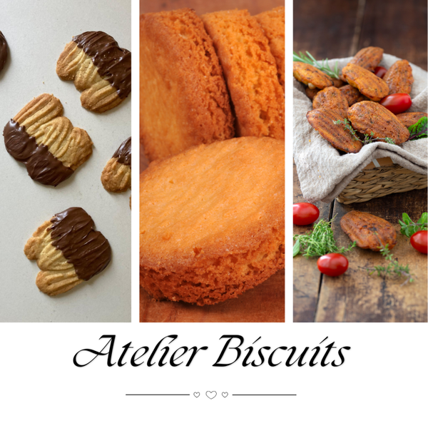 Récré adulte à la carte : biscuits sucrés et  madeleines salées