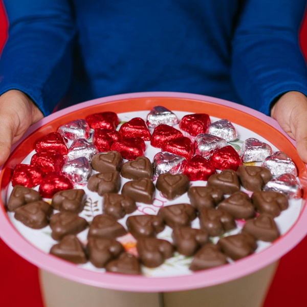 Récré enfant à la carte - Des coeurs en chocolat pour Maman
