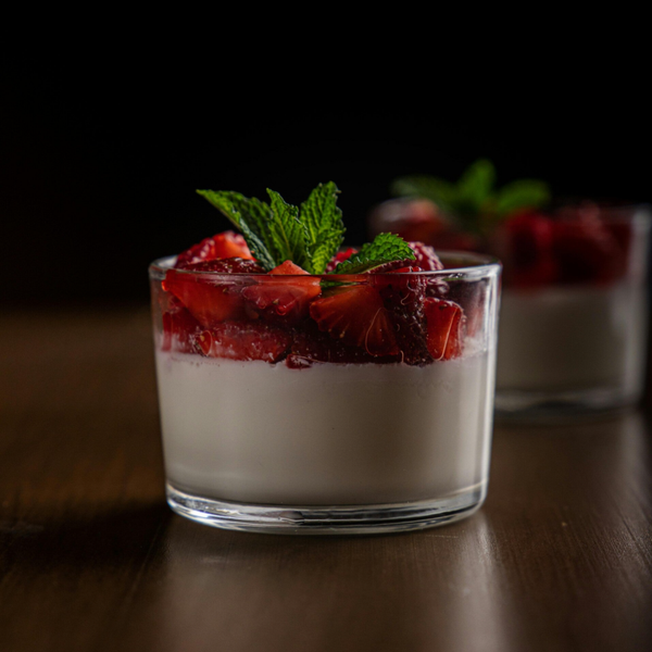 Récré enfant à la carte - Panna Cotta aux fraises