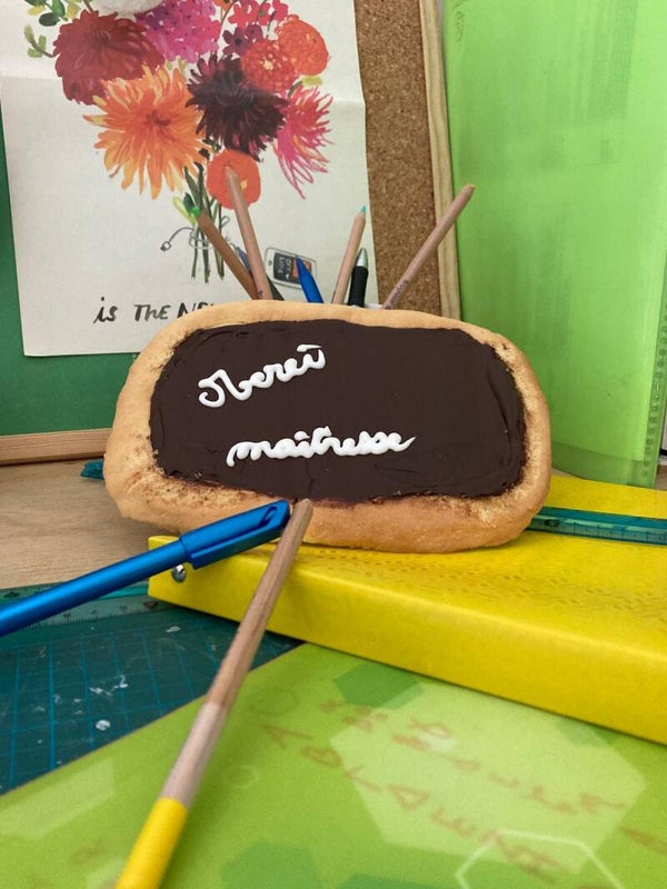 Récré enfant à la carte - Sablés "Merci maîtresse"