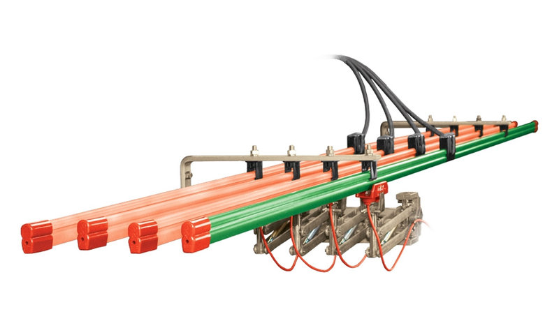 barras de electrificacion barras anaranjadas, barras de alimentacion radio controles para gruas viajeras y polipastos solo en rim crane  safe lec 2 , barra 8 insul 8 barras rimcrane tomacorrientes ducto wire  BARRAS INSUL 8 110 AMPERS INSUL 8 90 ampers