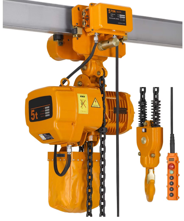POLIPASTO ELECTRICO DE CADENA GRADO 80 DE 1 TON HASTA 10 TON