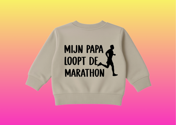 Mijn papa loopt de marathon