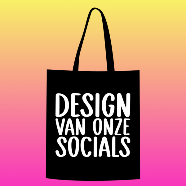 Totebag van onze socials