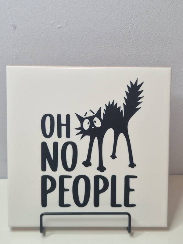 Oh No people Tegeltje