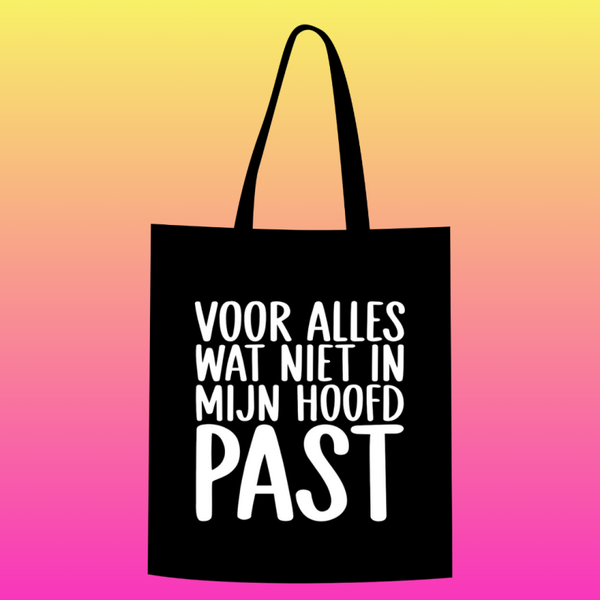 Voor alles wat niet in mijn hoofd past Totebag