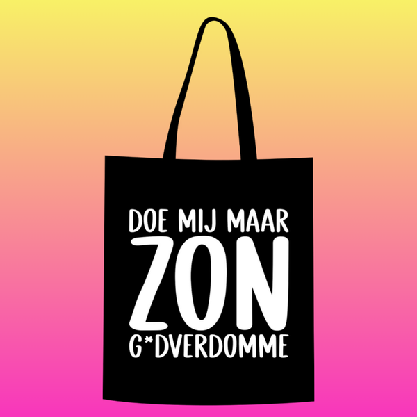 doe mij maar zon g*dverdomme  Totebag