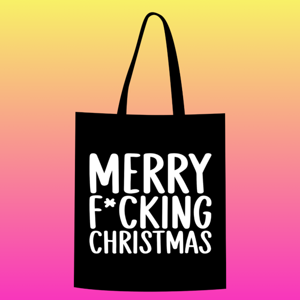Merry f*cking christmas Totebag