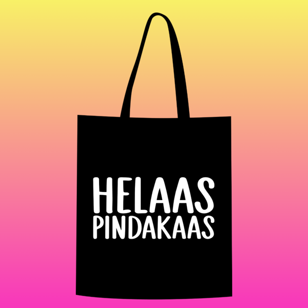 helaas pindakaas Totebag