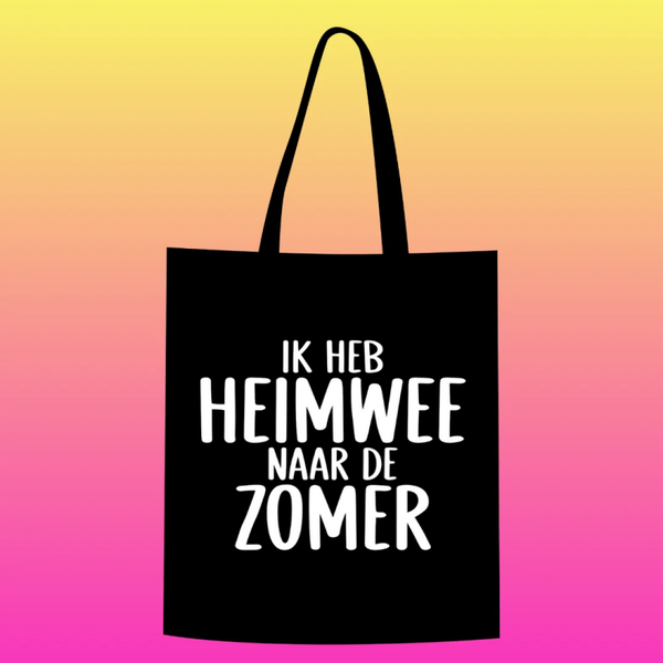 ik heb heimwee naar de zomer Totebag