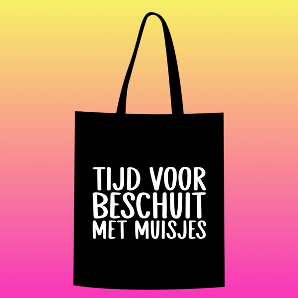tijd voor beschuit met muisjes  Totebag