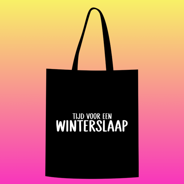 tijd voor een winterslaap Totebag