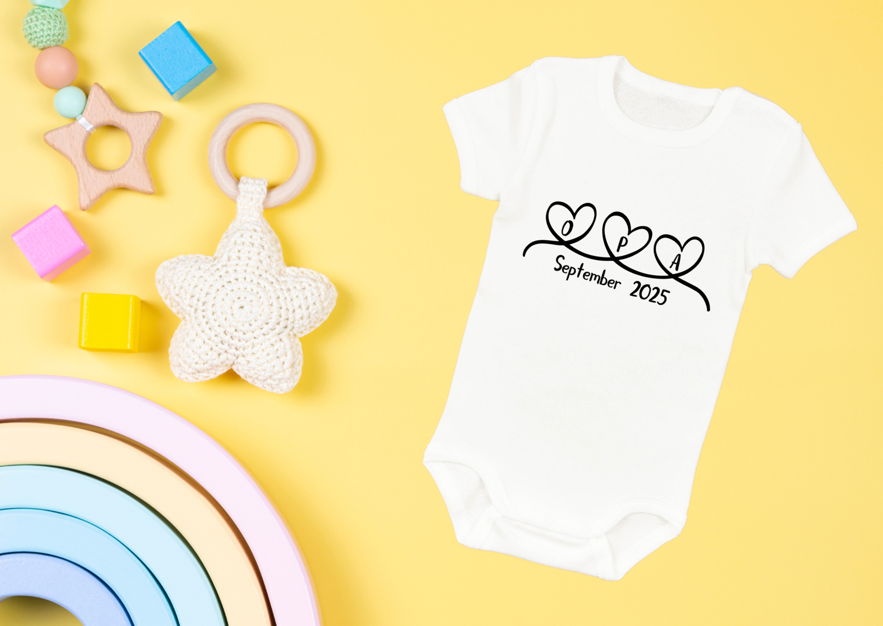 Romper: Opa Hartjes "datum"