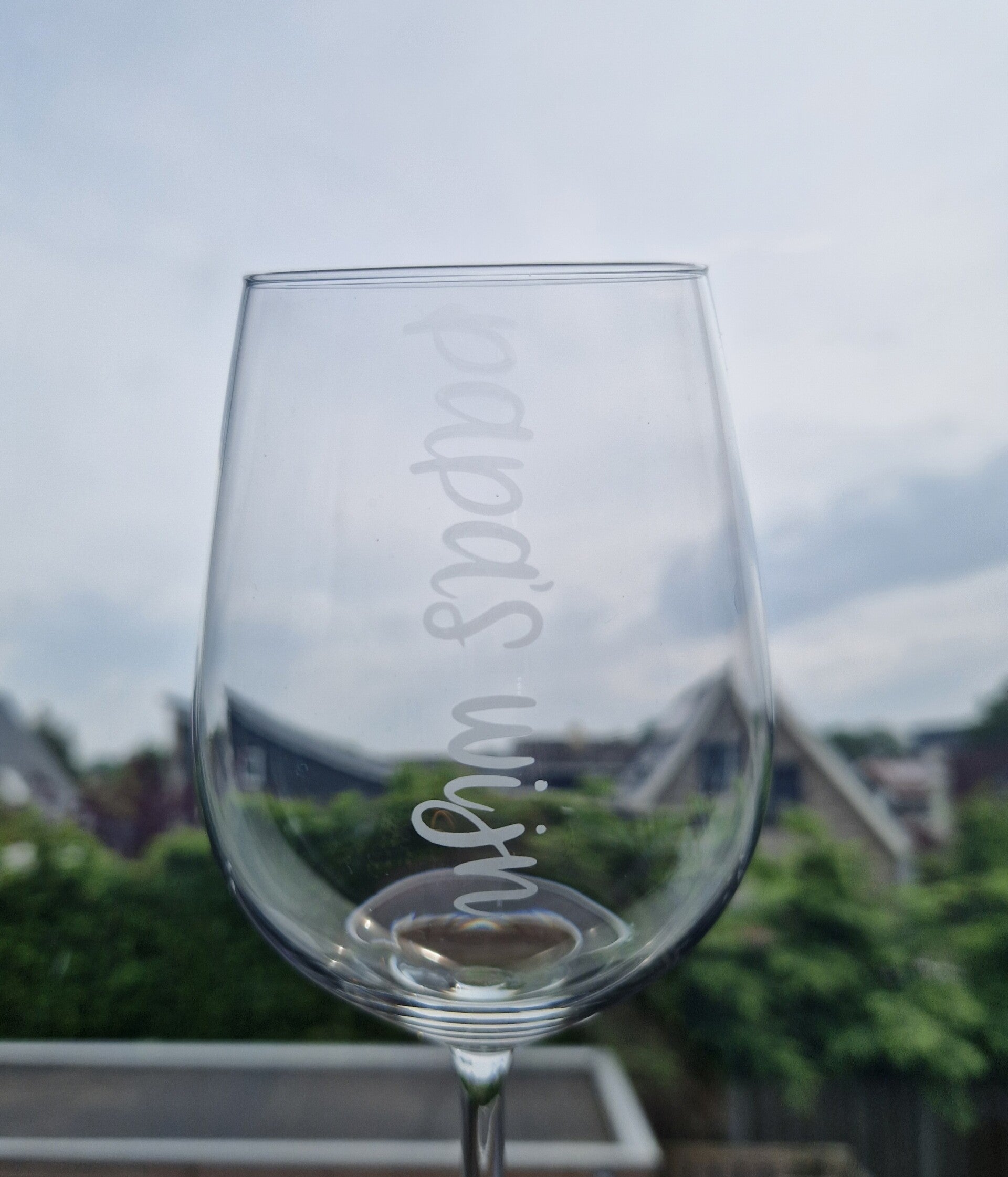 wijnglas: Papa's wijn